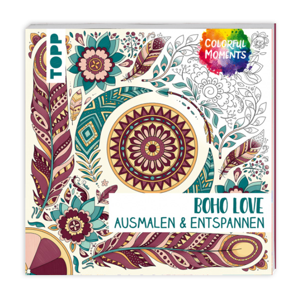 Boho Love - Ausmalen & Entspannen von Frechverlag