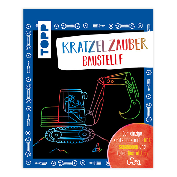 Kratzelzauber "Baustelle" von Frechverlag