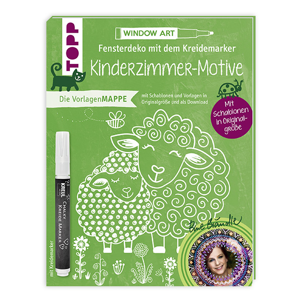 Kreidemarker-Fensterdeko, Kinderzimmer-Motive von Frechverlag