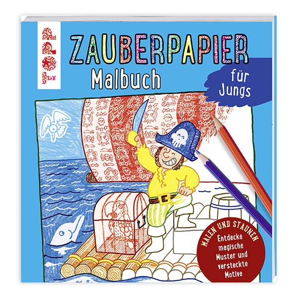 Zauberpapier Malbuch für Jungs von Frechverlag