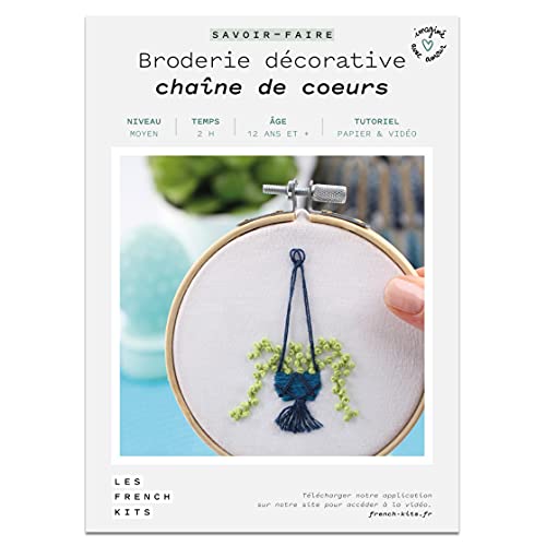 French Kits-Stickerei-Set, K-0033, mehrfarbig von French Kits