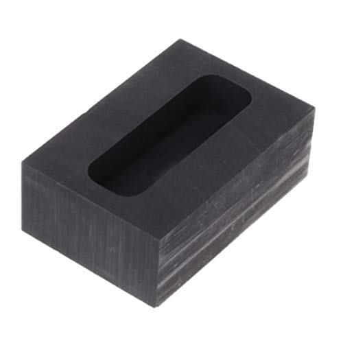 freneci Graphite Barren-Schmelzform Schmelzguss für Silber- und Goldbarren, Gussform, Schmelzwerkzeug - 100 g von Freneci