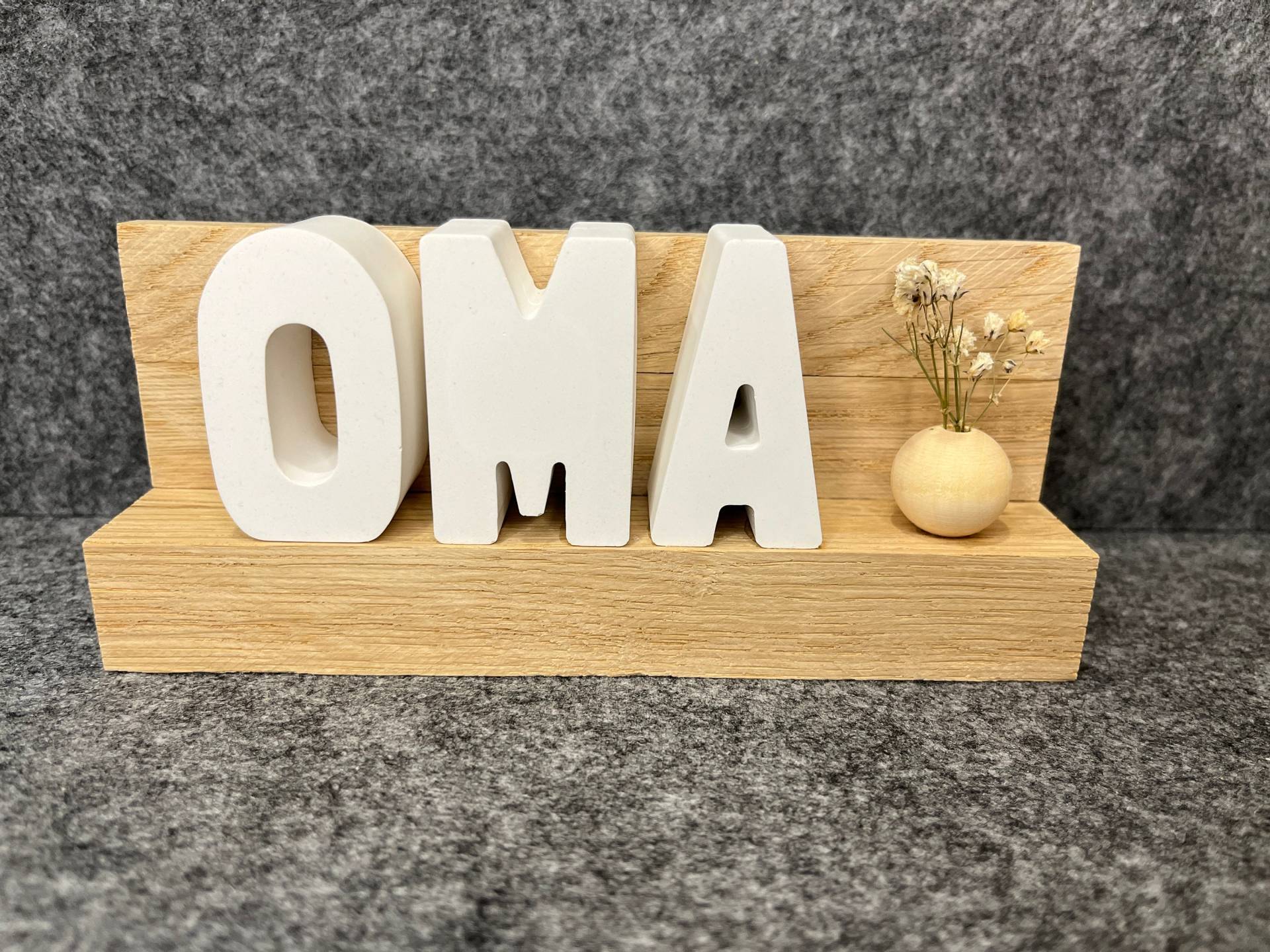 Dekoleiste "Oma"/Geschenk Für Oma Dekoration Geburtstagsgeschenk von FreudenzeitVonLina