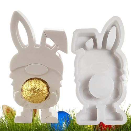 Bunny Silikonform - Osterhase Formen, Stehender Hase Silikonform - Bunny Kerze Epoxidharz Gießformen für Kerzenherstellung, Kerzen Seife & Wachs Basteln von Frfik