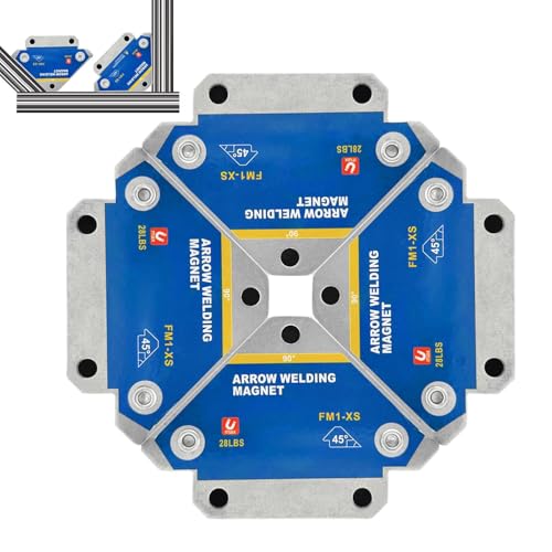 Schweißmagnet - Magnetschweißpositionierer, Magnetträger - Robustes Magnetwinkelschweißpositionierer - zum Markieren, Rohrinstallation und Schweißen von Frfik