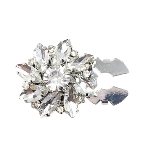 Strass-Knöpfe – Knopfabdeckungen, Kristall-Brosche – Blumenknopf-Verzierungen zum Basteln, Großpackung – Metall-Blumenschmuck für Frauen, Kleidung, Hochzeit, Basteldekorationen von Frfik