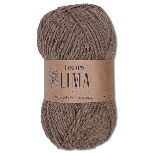 Frida's Wollhaus Drops 50 g Lima Mix Stricken Häkeln Filzen Schurwolle Alpaka 12 Farben (Mix 0619 | Beige) von Frida's Wollhaus