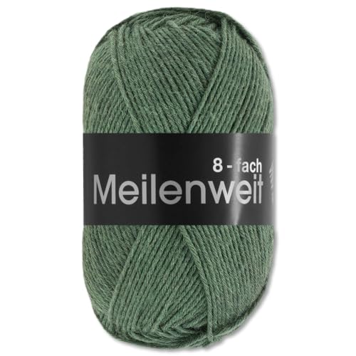 Frida's Wollhaus Lana Grossa 150 g Meilenweit 8-fach 150 Sockenwolle Stricken Garn 16 Farben (9556 | Nachtblau) von Frida's Wollhaus