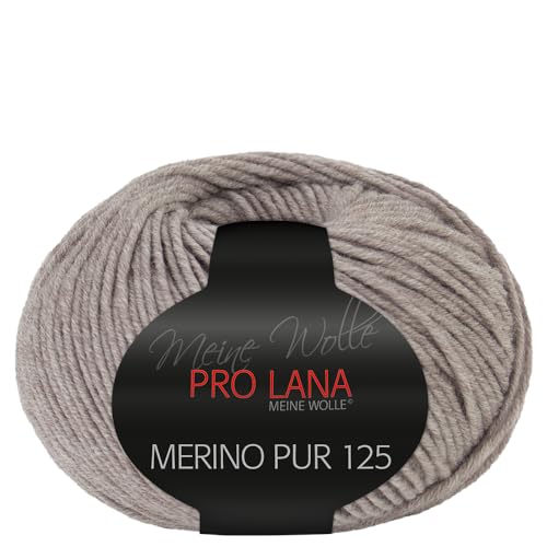 Frida's Wollhaus Pro Lana 50 g Merino Pur 125 Schurwolle kuschelweich atmungsaktiv Garn 47 Farben (12 | Helle Birke) von Frida's Wollhaus