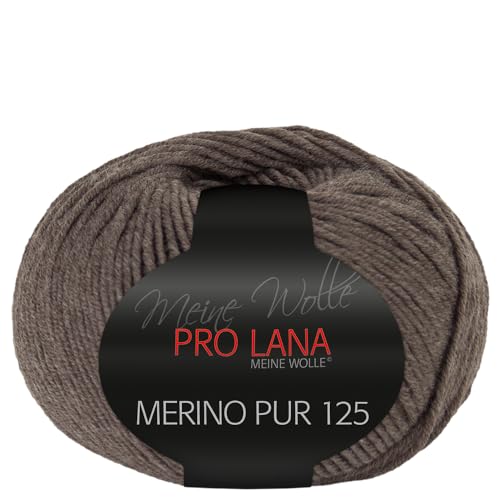 Frida's Wollhaus Pro Lana 50 g Merino Pur 125 Schurwolle kuschelweich atmungsaktiv Garn 47 Farben (14 | Birke) von Frida's Wollhaus