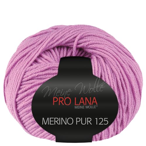 Frida's Wollhaus Pro Lana 50 g Merino Pur 125 Schurwolle kuschelweich atmungsaktiv Garn 47 Farben (43 | Fuchsie) von Frida's Wollhaus