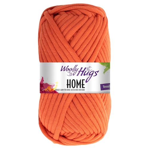 Frida's Wollhaus Woolly Hugs 100 g Home Textilgarn Baumwolle Korb Untersetzer Muschel 16 Farben (24 | Ziegel) von Frida's Wollhaus