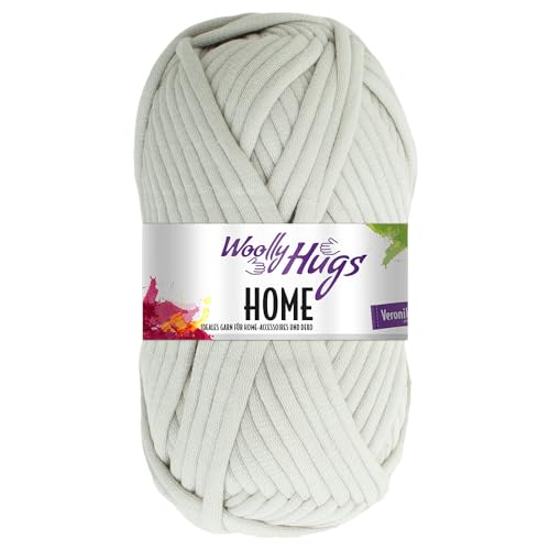 Frida's Wollhaus Woolly Hugs 100 g Home Textilgarn Baumwolle Korb Untersetzer Muschel 16 Farben (91 | Nebel) von Frida's Wollhaus