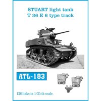 STUART light tank T 36 E 6 type track von Friulmodel