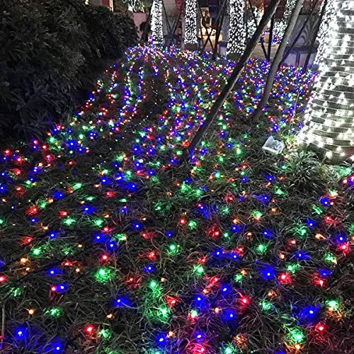 Froadp 100m LED Außen Lichterkette Weihnachtsbeleuchtung IP44 Wasserdichte 8 Modi Vorhang String Lichte Dekoration für Weihnachten Halloween Hochzeit Party oder Stimmung Lichter(Bunt) von Froadp