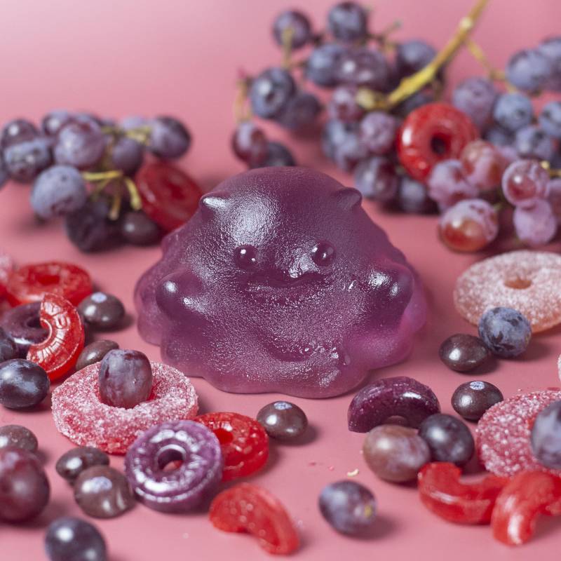 Lila Monster Gelee-Seife | Grape Candy Duft Vegan Nettes Geschenk Für Sie Spa Mädchen Niedliche Seife Halloween von FrolicCreations