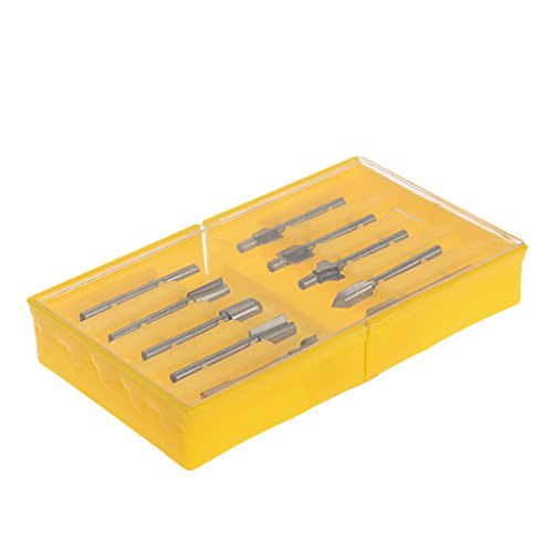 10 Stück 1/8 Zoll 3 Mm HSS Fräser Bits Für Holzschneider Fräsen Passend Für Drehwerkzeug Set von Frotox