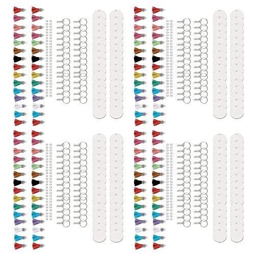 Frsoinor Sublimationsdruck-Rohlinge, Schlüsselanhänger, Ornament-Set zum Basteln, Schmuckherstellung, 600 Stück von Frsoinor