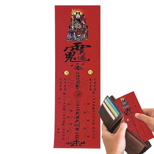 2025 Tai Sui Card, Traditional New Year Wealth Card, Year of the Snake Paper Amulet, Lucky Wealth Card for New Year, Auspicious Card for Prosperity, Chinese New Year Tai Sui Card, Wallet Decoration von Fruusv