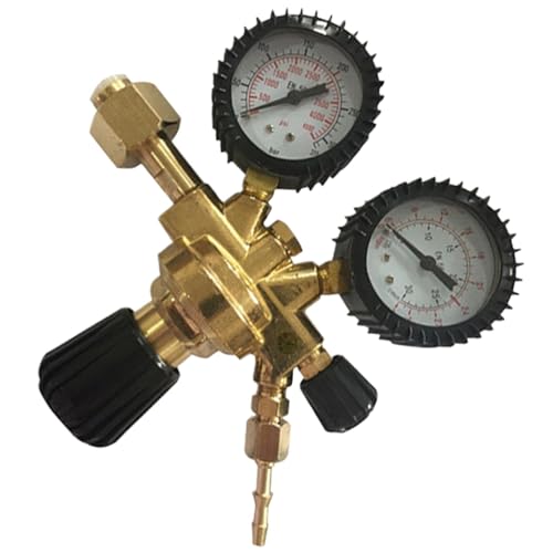 Argon Meter, Carbon Dioxide Pressure Reducer, Argon Pressure Reducer, Double-Scale Gauges, Welding Tool for Welder, Pressure Control Valve, Welding Equipment Gauge for Welder von Fruusv