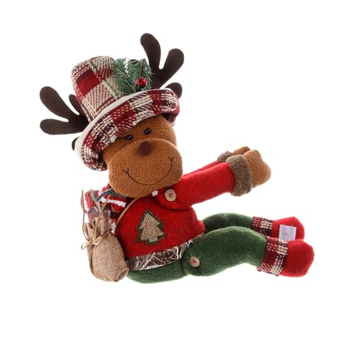 Christmas Curtains Buckle, Santa Claus Doll Holder, Christmas Curtains Holder, Curtain Tiebacks, Christmas Fasteners, Elk Doll Curtain Holders, Christmas Doll Holders for Home Decoration von Fruusv