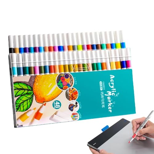 Marker Pens For Kids, Washable Art Markers For Children, Vibrant Color Marker Set For Kids, Kids Marker Pen Set With Various Tip Sizes, Durable Marker Pens For School Projects von Fruusv