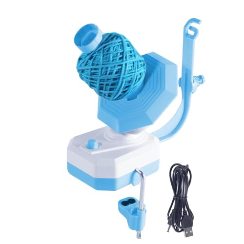 Yarn Winder Electric, Automatic String Winder, Cake Ball Winder, Adjustable Weaving Winder, Knitting Yarn Winder, Crocheting Tool Electric for Crocheting, Knitting, Sewing von Fruusv