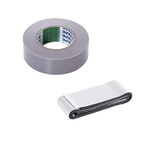 FuKuEn Panzertape Wasserfest Reparaturband Extra Stark 1.9cmx10m Gewebeklebeband mit Butylkautschuk Klebeband Butyl Dichtband Isolierband 3cmx50cm von FuKuEn