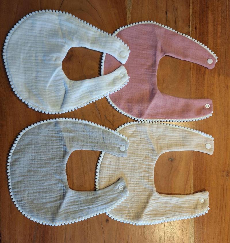 Bio Musselinlätzchen Halstuch Sabberlätzchen Lätzchen Baby Set von FuchsundFussel