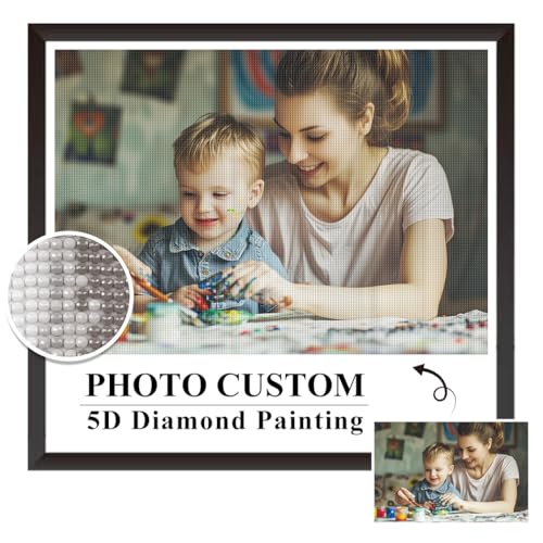 FuigeBach Custom Diamond Painting Kits DIY personalisiert Ihr eigenes Bild benutzerdefinierte Foto 5D Diamond Art personalisierte Geschenke für Sie Ihn Paare Geschenke von FuigeBach