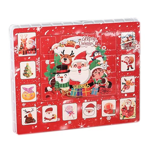 Fukamou Armband Adventskalender Kinder,Weihnachten Adventskalender Armband Für Kinder - Kinder 24 Tage- Weihnachts-Countdown-Kalender-Armbänder | Schmuckherstellungsset, Armbänder, Ornamente, von Fukamou