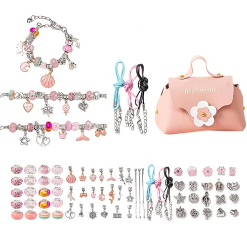 Fukamou Mädchen Geschenke 6-13 Jahren, Armbänder Selber Machen, Schmuck Making Kit Spielzeuge Für Kinder Erwachsene Schmuckherstellungsset von Fukamou