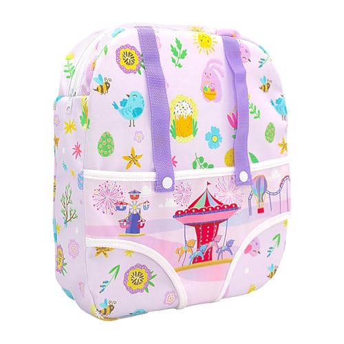 Fukamou Puppentrage für Puppen,Puppentrage-Rucksack - Puppenzubehörhalter Puppenträger,Puppentrage, lustiges Babydoll-Zubehör, Aufbewahrungstaschen vorne für America Doll 12 Zoll bis 18 Zoll Puppen von Fukamou