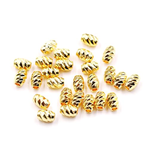 Fukugems Ausgezeichnete Qualität Messing Perlen für Schmuck machen 4.5 * 6.8mm rice 50pcs von Fukugems