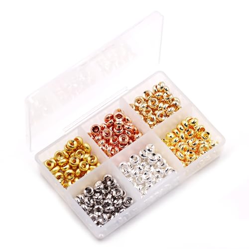 Fukugems Ausgezeichnete Qualität Schmuck Befunde 6 * 3mm Abstandsperlen für Schmuck Halskette Armband Herstellung 300 pieces 6 color von Fukugems