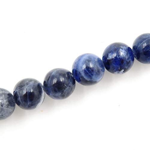 Fukugems Naturstein perlen für schmuckherstellung, verkauft pro Bag 5 Stränge Innen, Sodalite 8mm von Fukugems