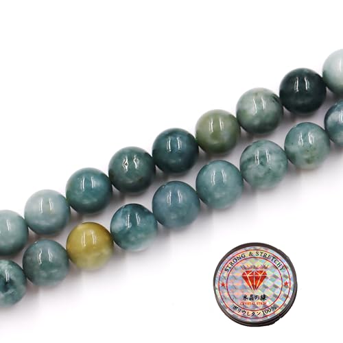 Fukugems Edelsteinperlen für die Schmuckherstellung, Prämie Naturstein Perlen A Guatemala Jade beads 6mm von Fukugems