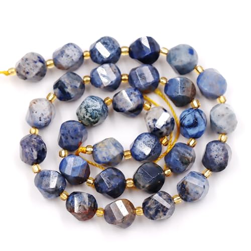 Fukugems Großhandel Natursteinperlen für DIY Schmuck Herstellung verkauft pro Tasche 5-Stränge und eine Rollschnur innen facettierte S-Form Sunset Jasper 10mm von Fukugems