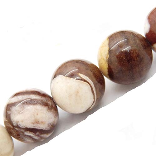 Fukugems Naturstein perlen für schmuckherstellung, verkauft pro Bag 5 Stränge Innen, Australia Zebra Jasper 6mm von Fukugems