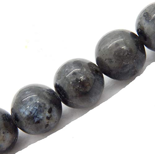 Fukugems Naturstein perlen für schmuckherstellung, verkauft pro Bag 5 Stränge Innen, Black Labradorite 10mm von Fukugems