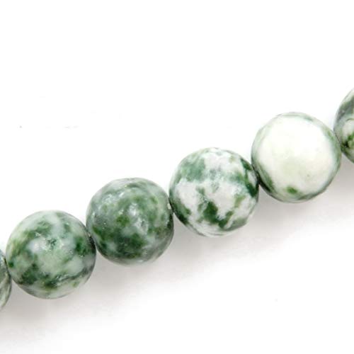 Fukugems Naturstein perlen für schmuckherstellung, verkauft pro Bag 5 Stränge Innen, Green Jasper 4mm von Fukugems