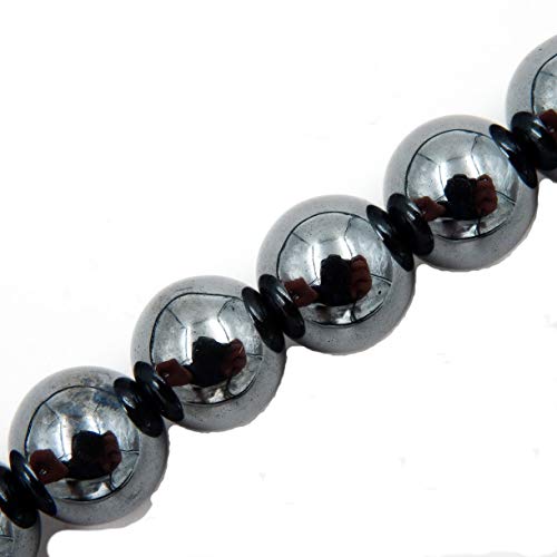 Fukugems Naturstein perlen für schmuckherstellung, verkauft pro Bag 5 Stränge Innen, Hematite 10mm von Fukugems