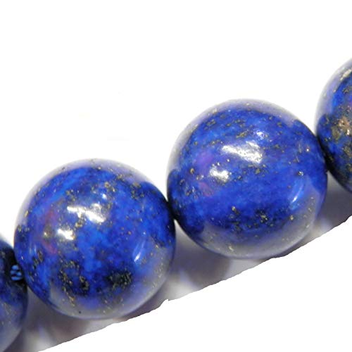 Fukugems Naturstein perlen für schmuckherstellung, verkauft pro Bag 5 Stränge Innen, Lapis Treated 8mm von Fukugems