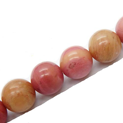 Fukugems Naturstein perlen für schmuckherstellung, verkauft pro Bag 5 Stränge Innen, Rhodonite 6mm von Fukugems