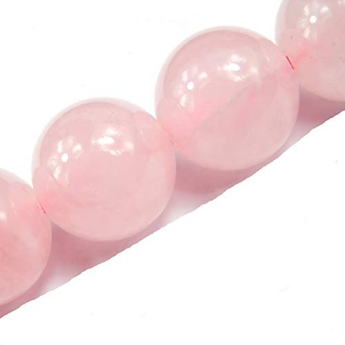 Fukugems Naturstein perlen für schmuckherstellung, verkauft pro Bag 5 Stränge Innen, Rose Quartz 10mm von Fukugems