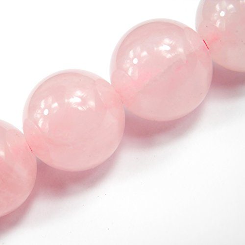 Fukugems Naturstein perlen für schmuckherstellung, verkauft pro Bag 5 Stränge Innen, Rose Quartz 6mm von Fukugems