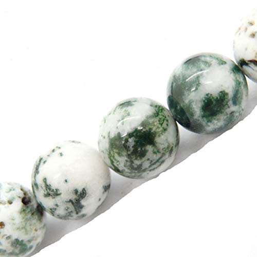 Fukugems Naturstein perlen für schmuckherstellung, verkauft pro Bag 5 Stränge Innen, Tree Agate 4mm von Fukugems