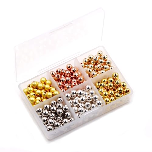 Fukugems ausgezeichnete Qualität Messing Perlen für Schmuck machen 300 pieces 6 color von Fukugems