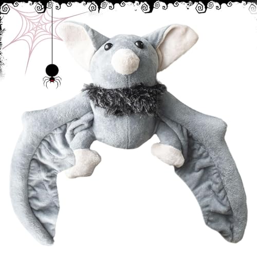 Fulenyi Fledermaus-Plüschtier,13 Zoll Fledermaus Kuscheltiere Plüschtiere - Plüschkissen, Tierpuppe, weiche Gothic-Fledermaus, für Halloween, Weihnachten, Heimdekoration, Geburtstagsgeschenke von Fulenyi