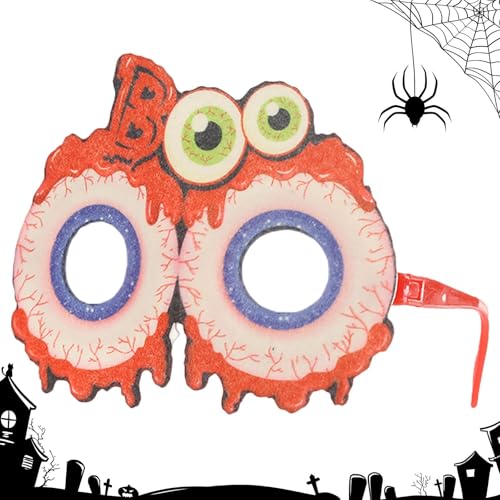 Fulenyi Halloween-Cosplay-Brille,Halloween-Fotobrille | Niedliche Kostümaccessoires, Brillenbevorzugung - Partyzubehör, Kostümzubehör, Partygeschenkgläser für Kinder und Erwachsene von Fulenyi